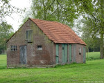 verlaten schuur